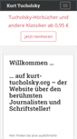 Mobile Screenshot of kurt-tucholsky.org