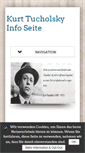 Mobile Screenshot of kurt-tucholsky.info